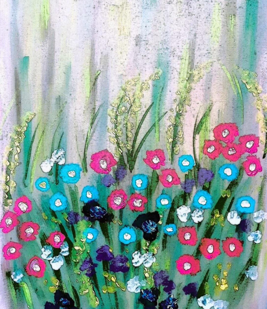 Flores de colores de Nomi Morina