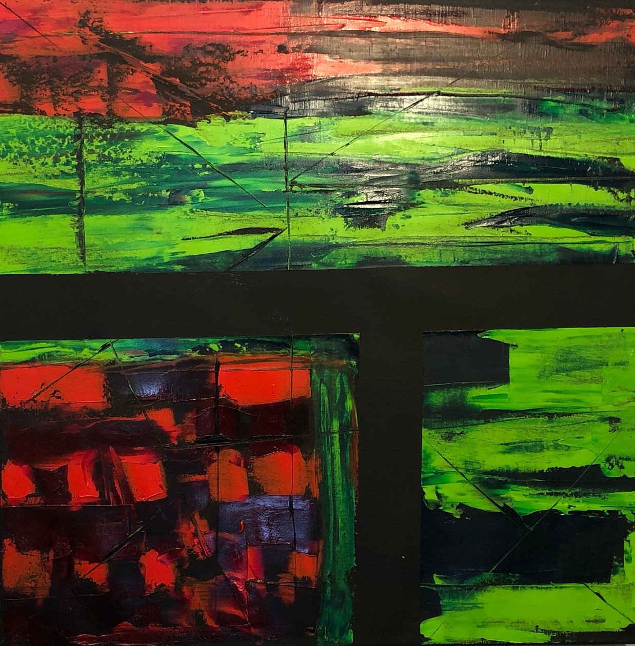 Complementario Verde Rojo 2 de Martin Goersch