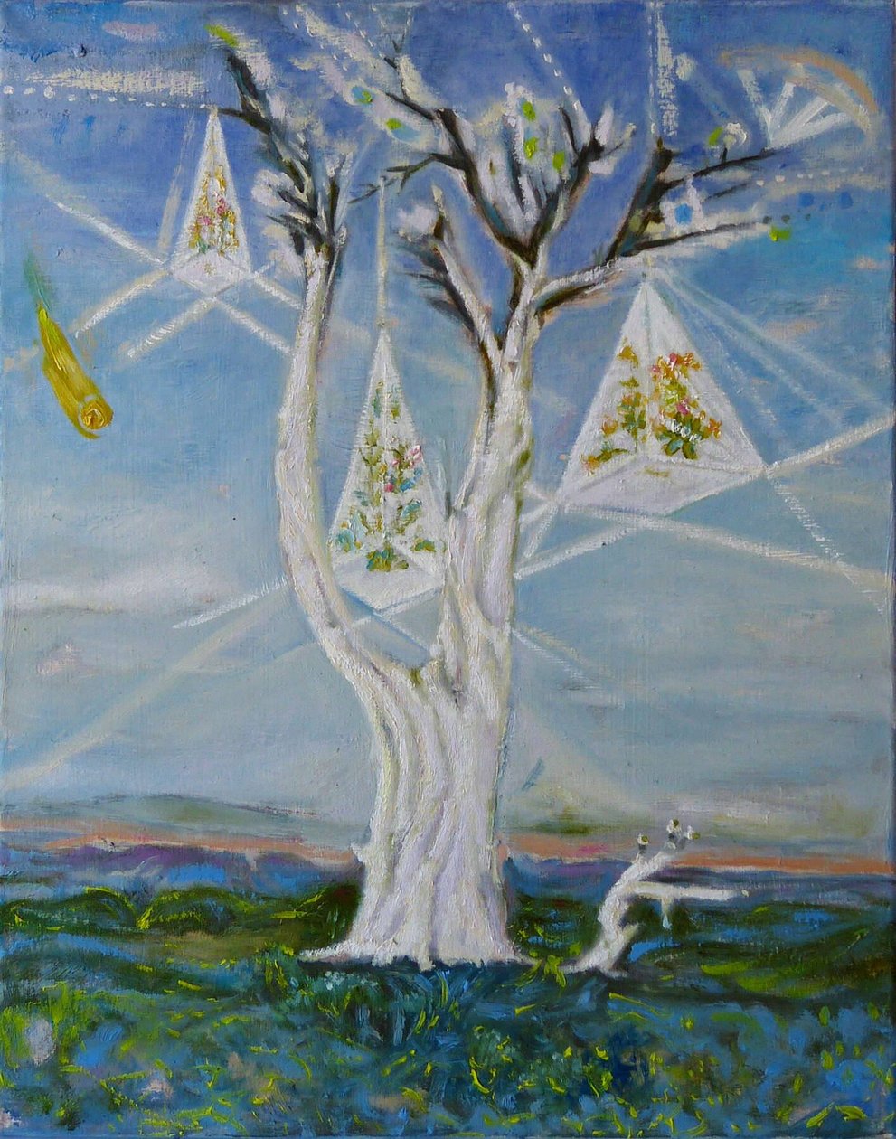 Árbol blanco de Elzbieta Goszczycka