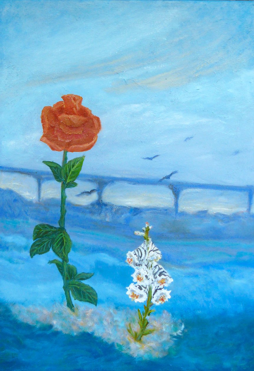Paisaje azul de Elzbieta Goszczycka