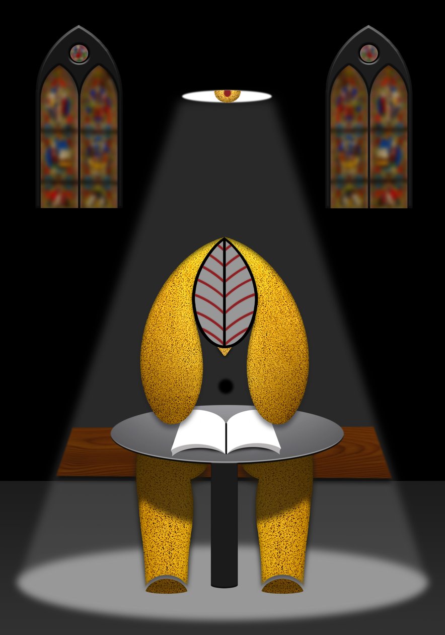 Vita contemplativa (I) (aus der Serie gotische Impressionen) de Alexander Eibach