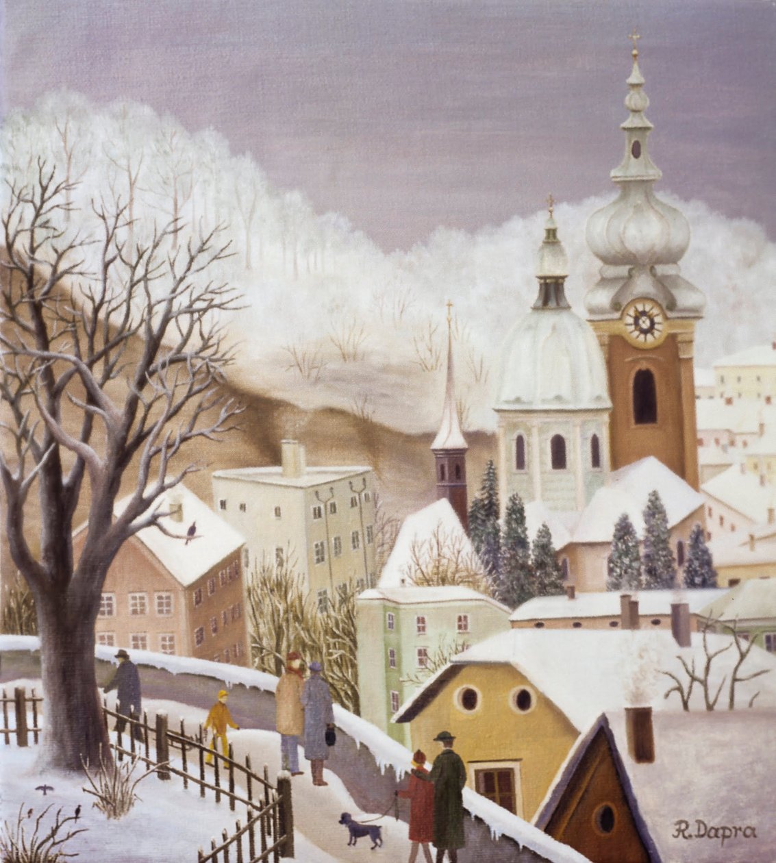 Festungsgasse en invierno de Regine Dapra