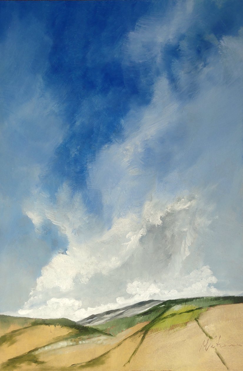 Nubes en las colinas de M. Vet
