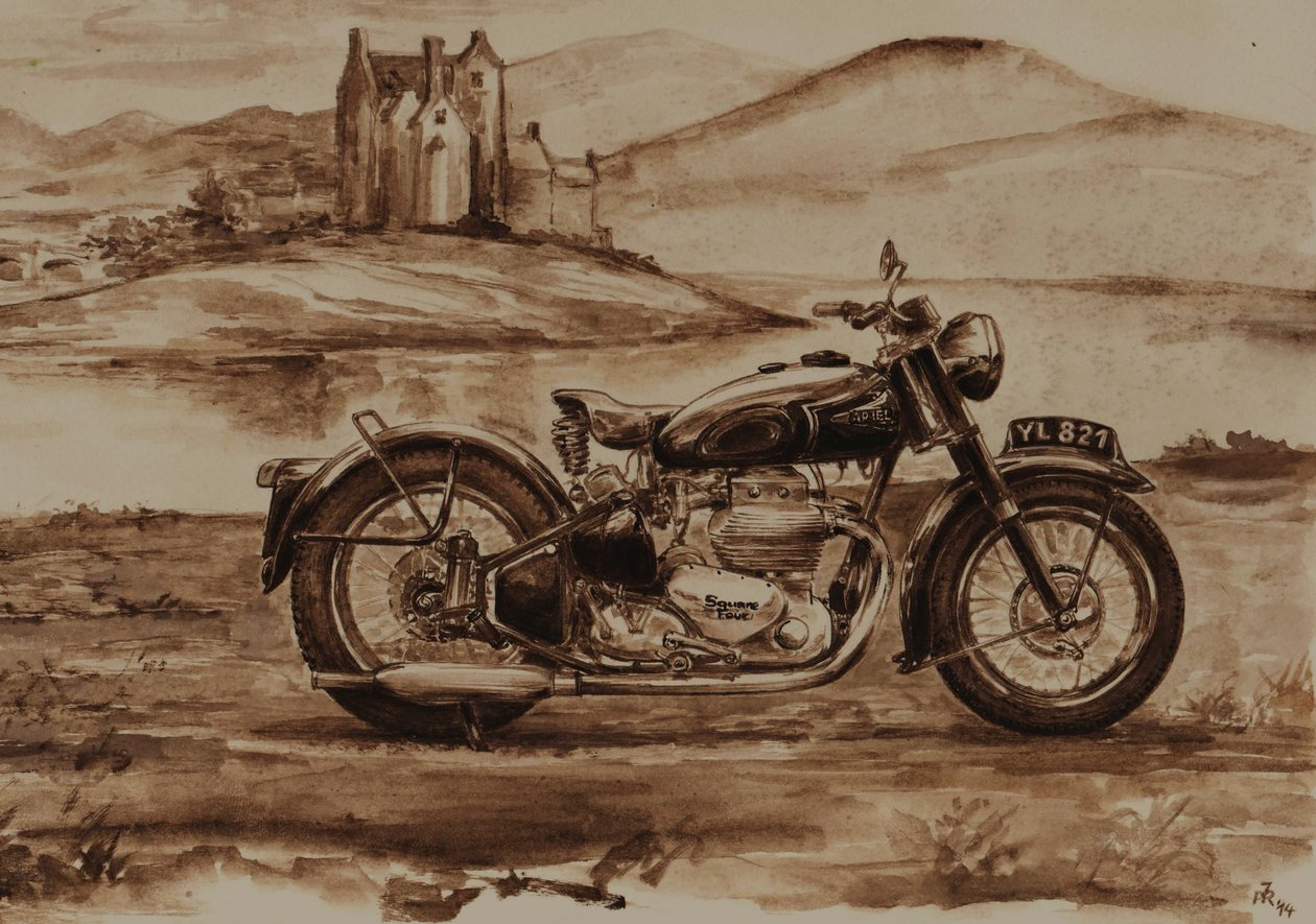 Ariel Square Four 1948 de Jörg-Peter Rabe