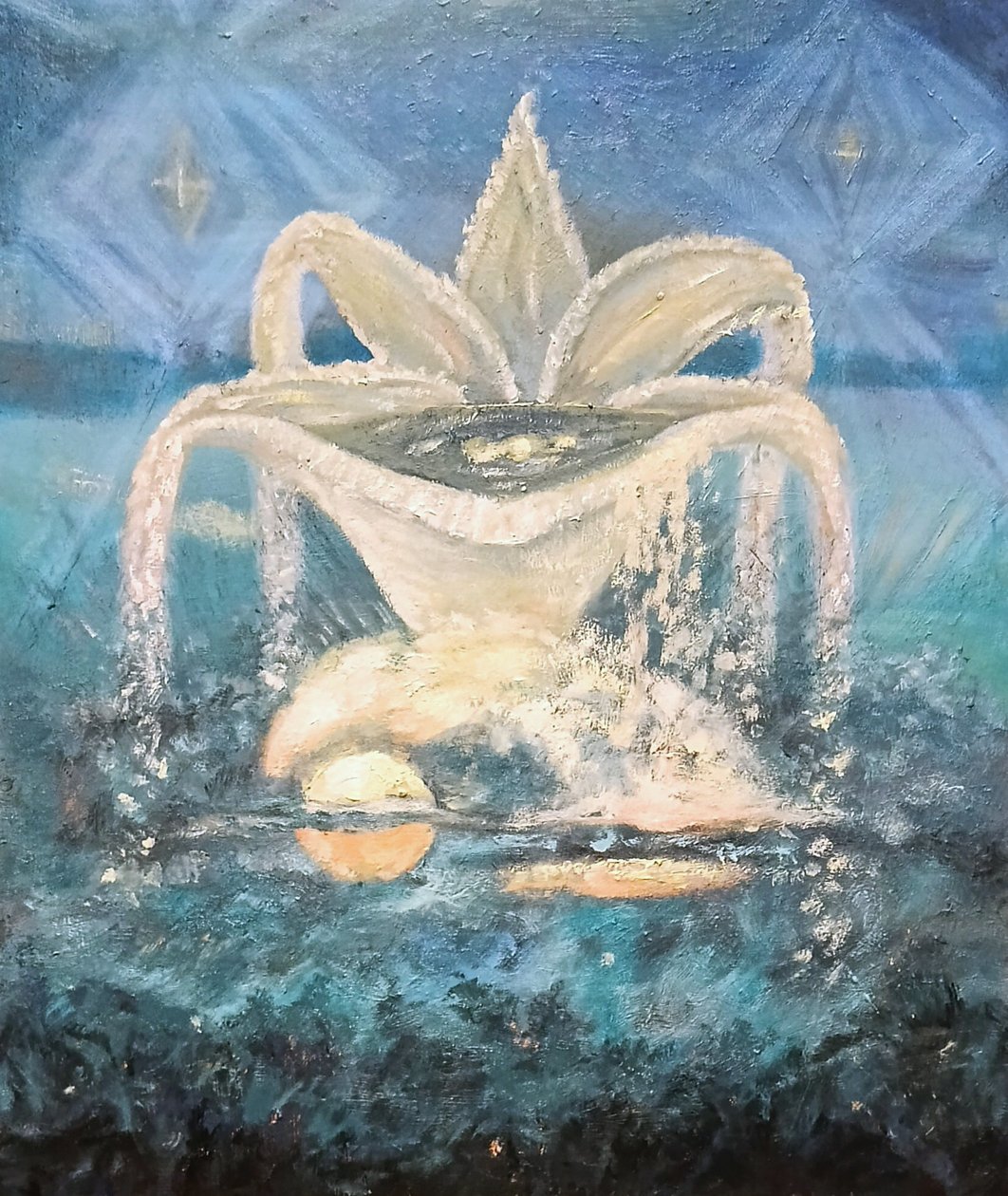 Noche sobre los árboles de Elzbieta Goszczycka