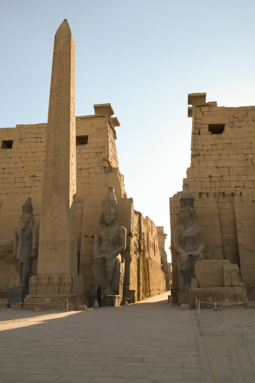 El templo de Luxor, arquitectura del Antiguo Egipto en Luxor de Albert Mansour