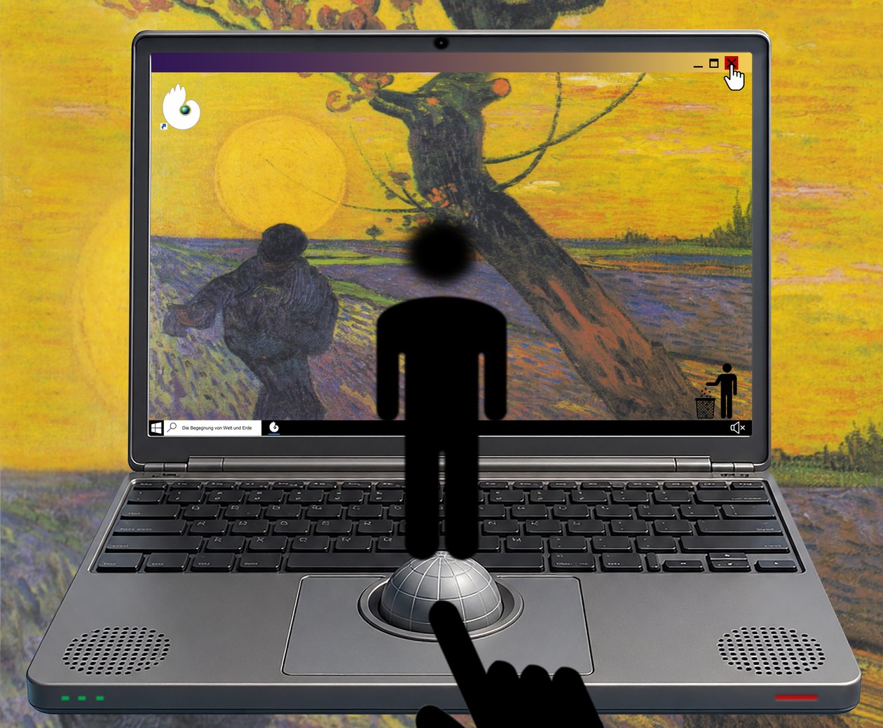 El encuentro del mundo y la tierra (de la serie Windows) de Alexander Eibach