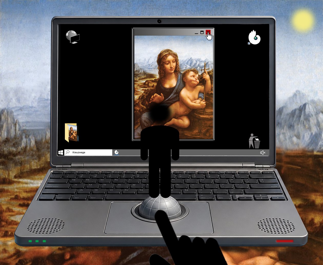 Vía crucis (de la serie Windows) de Alexander Eibach
