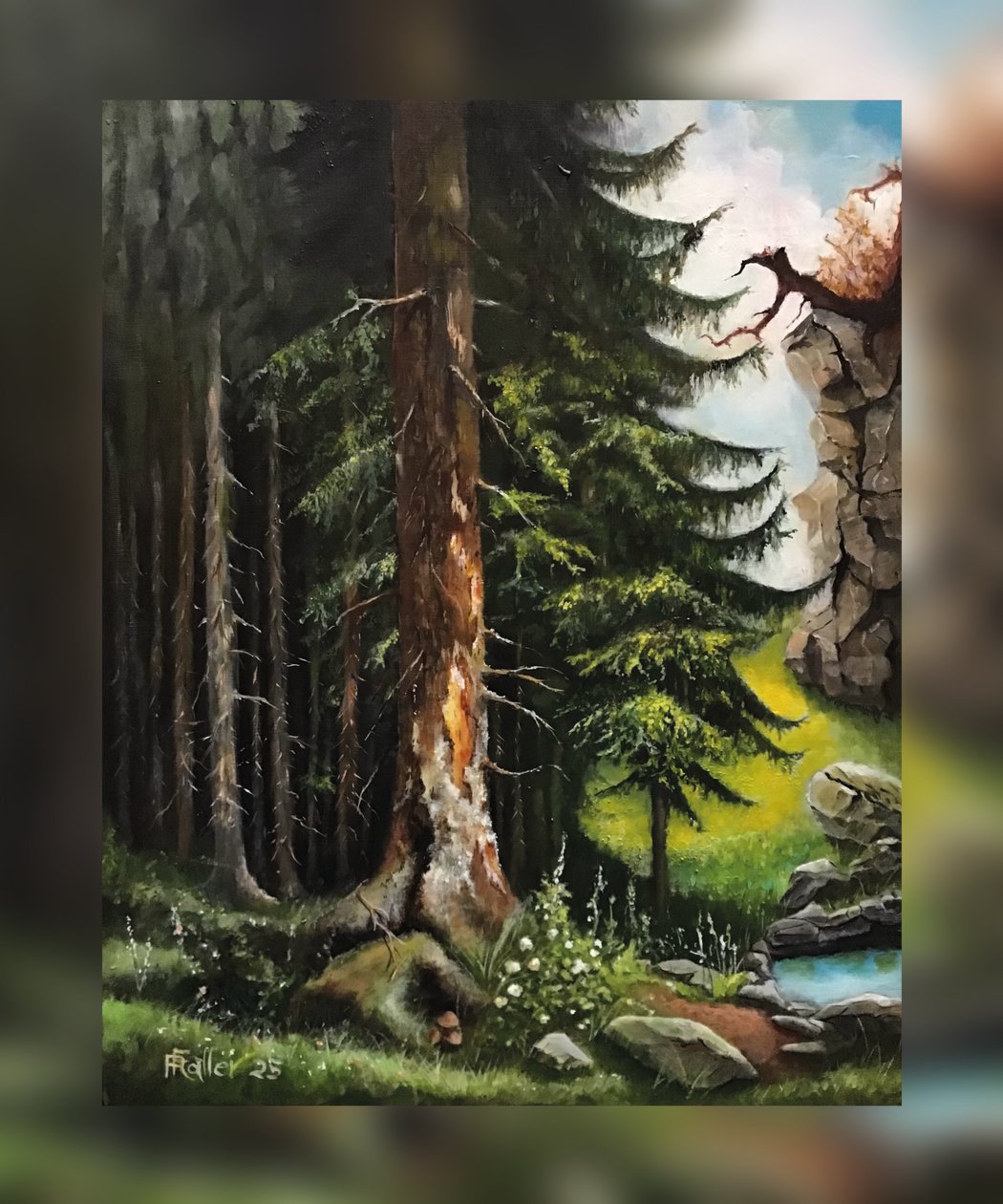 Claro en el bosque profundo de Faller Rüdiger - Tician