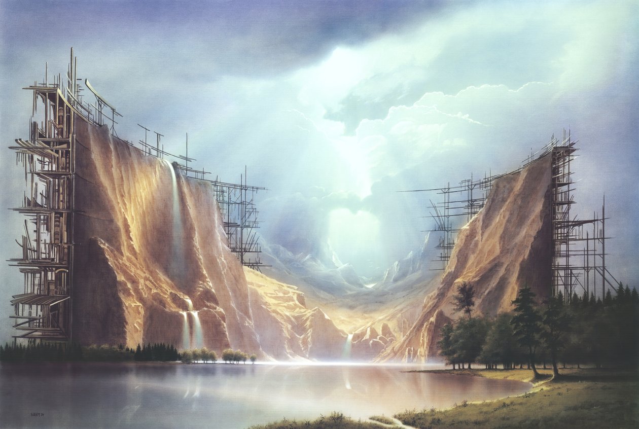 Telón de fondo montañoso de Hans-Werner Sahm