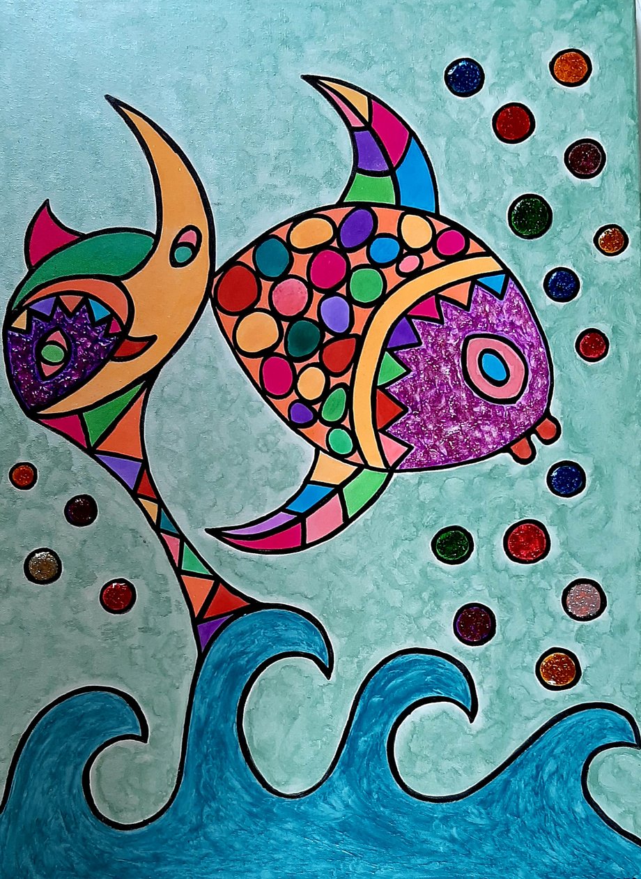 Pez luna de Steffi_Seiler_Art