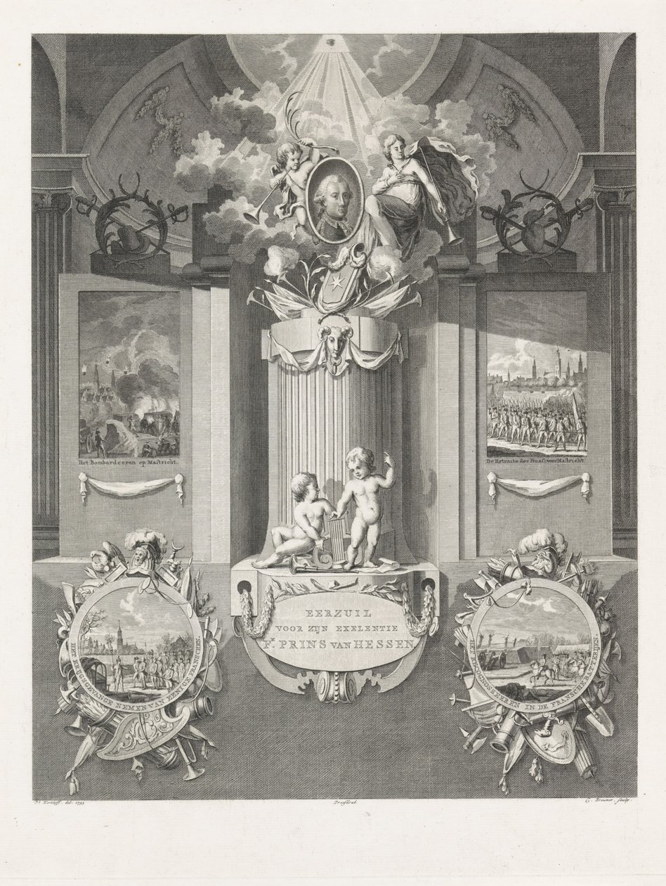 Jacques de Guise, Crónicas de Hainaut, frontispicio de 1793 Cornelis