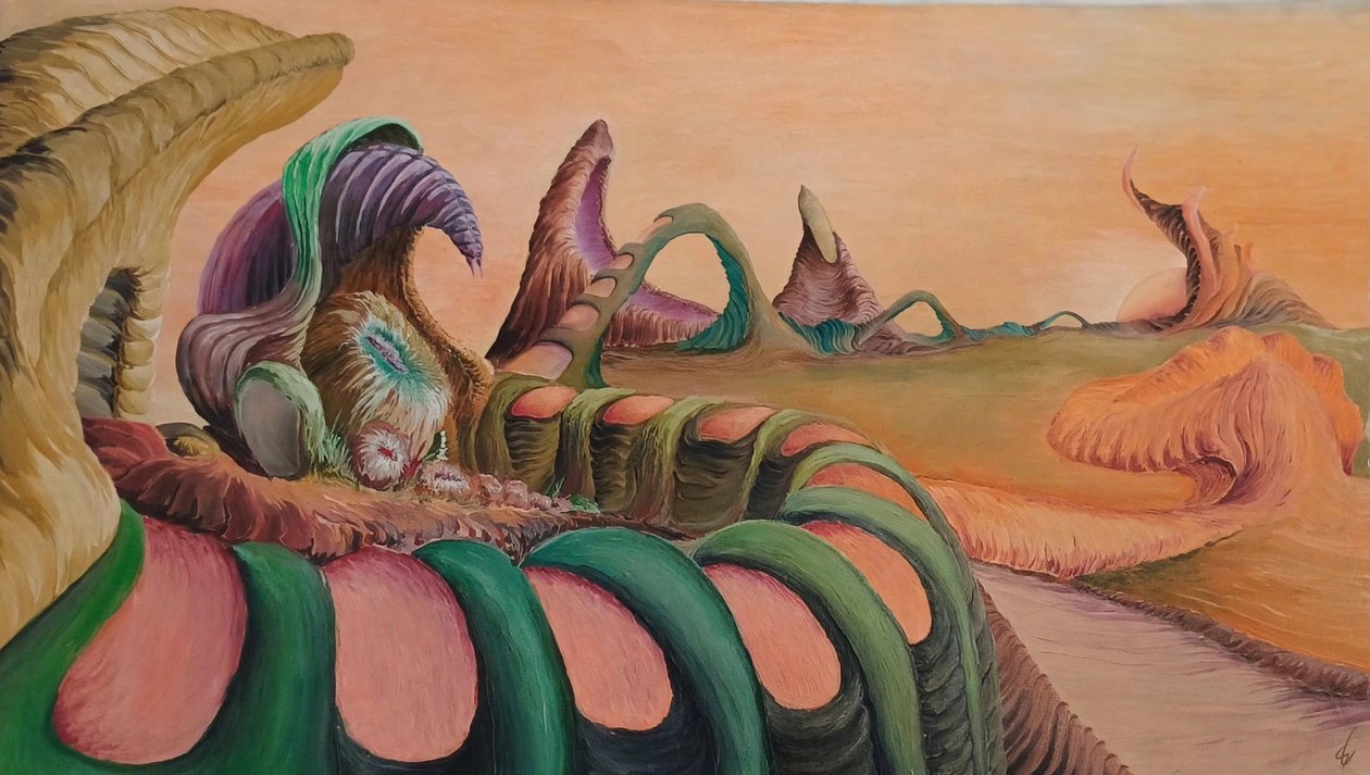 Desierto biomórfico de Gabriel Ungureanu