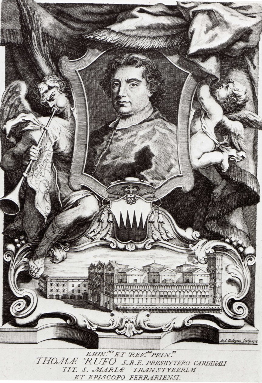 Retrato del cardenal Tommaso Ruffo de A. Bolzoni