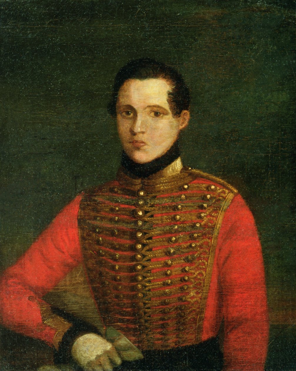 Retrato del poeta Mijaíl Lermontov, 1830s de A. Chelyshev