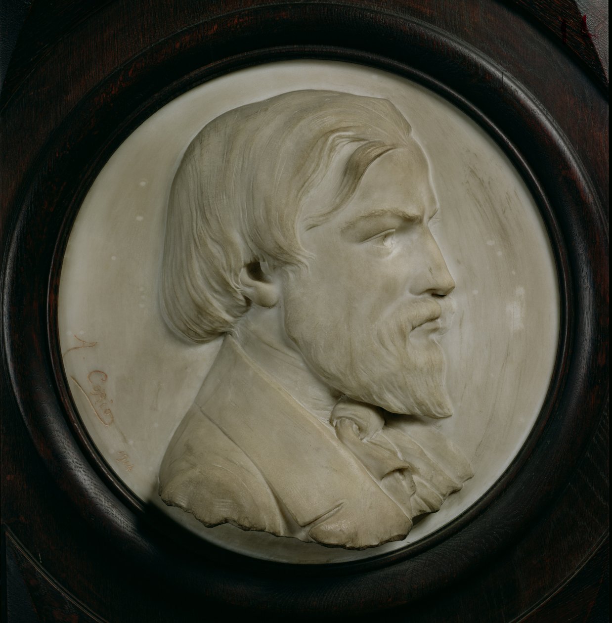 Medallón en Relieve de Frederic Ozanam de A. Corio