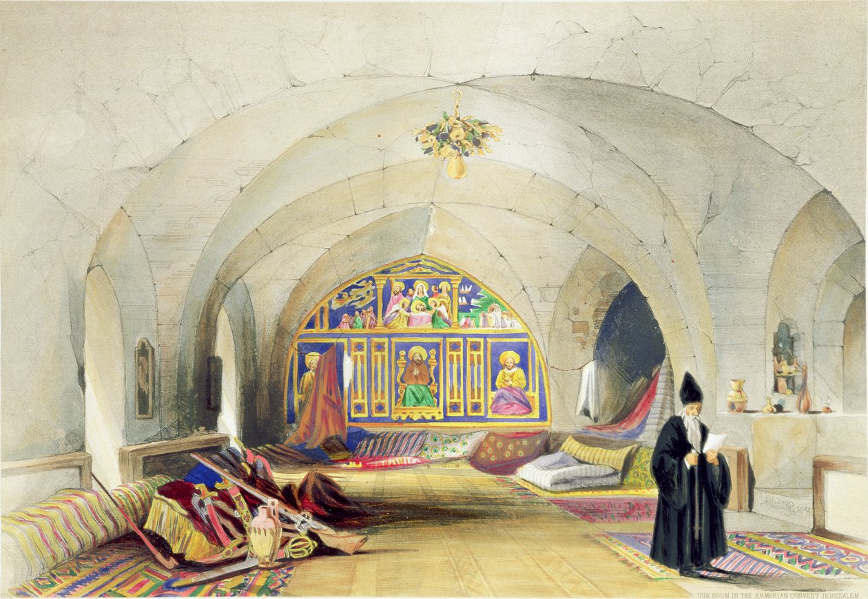 Habitación en un convento armenio, en Jerusalén de A. Margaretta Burr