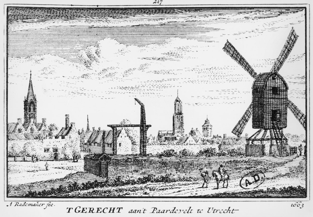 Vista de Utrecht de A. Rademaker
