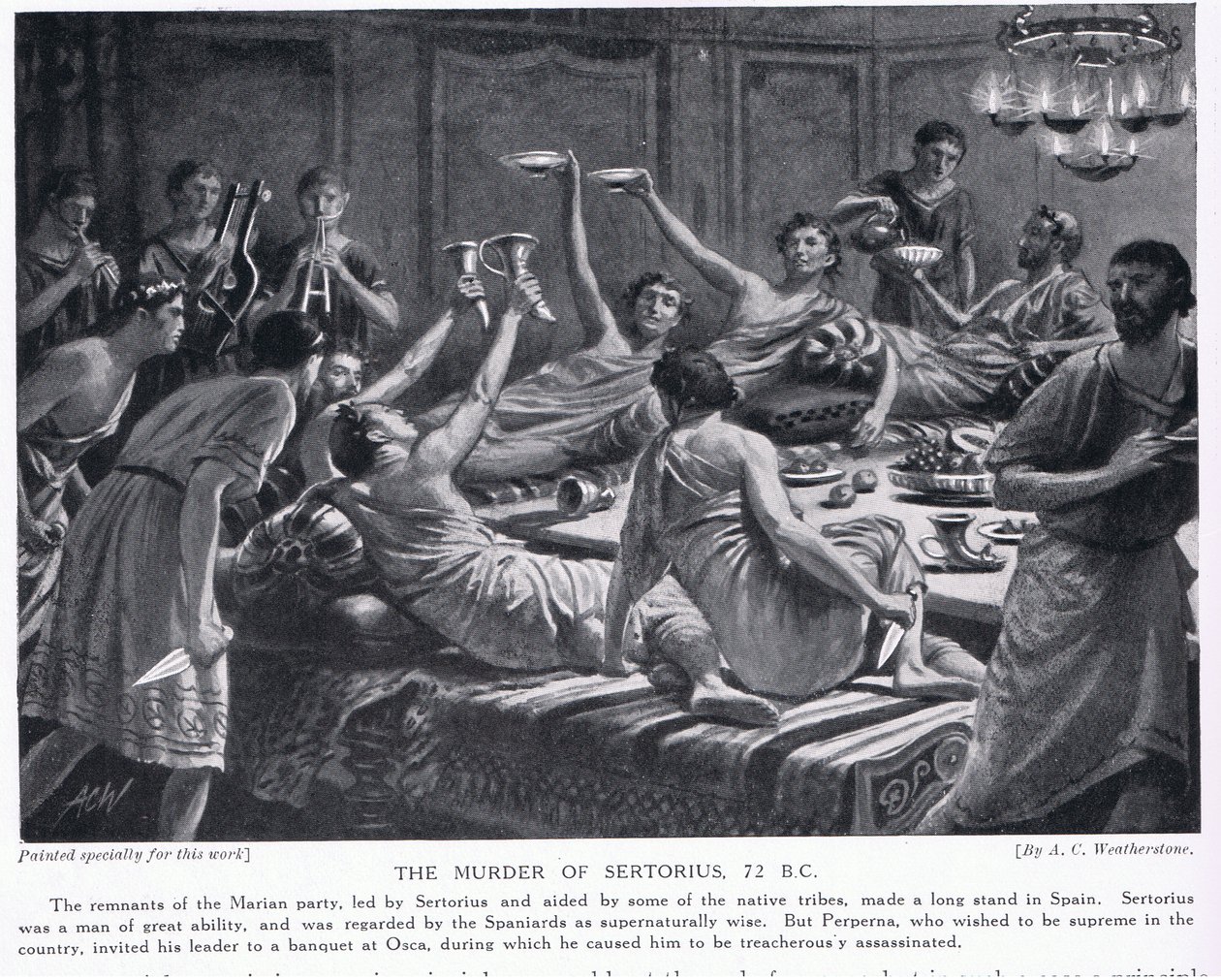El asesinato de Sertorio 72 a.C. de A.C. Weatherstone