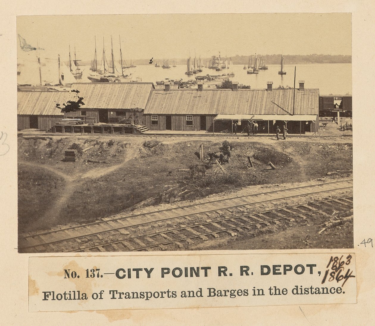 Depósito ferroviario de City Point de A.J. Russell