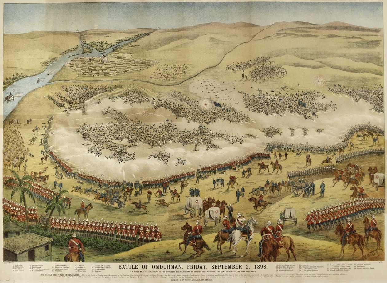 Batalla de Omdurman, viernes, 2 de septiembre de A. (after) Sutherland