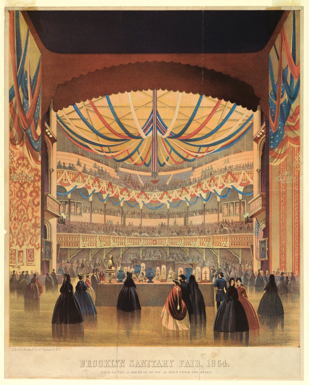 Feria Sanitaria de Brooklyn de 1864, la Academia de Música de A. Brown and Company