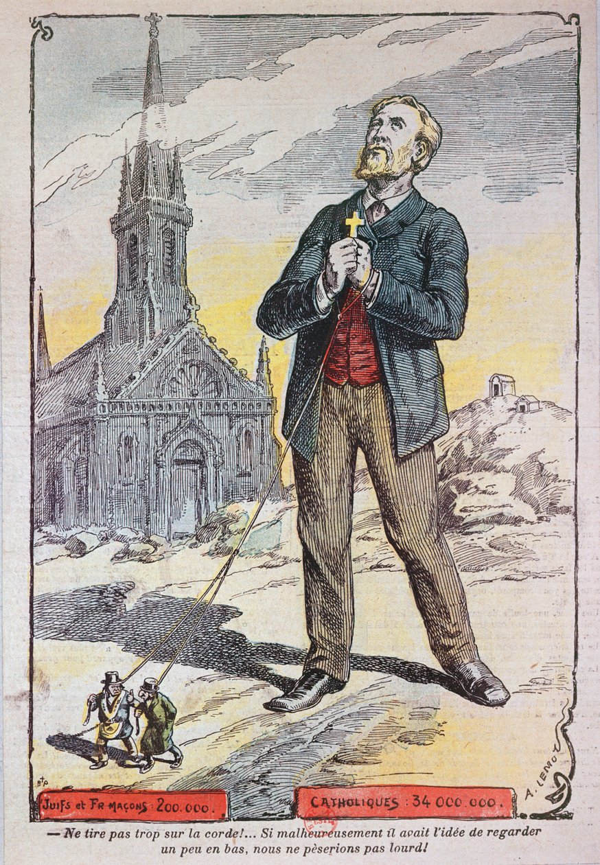 Caricatura de la revista católica 