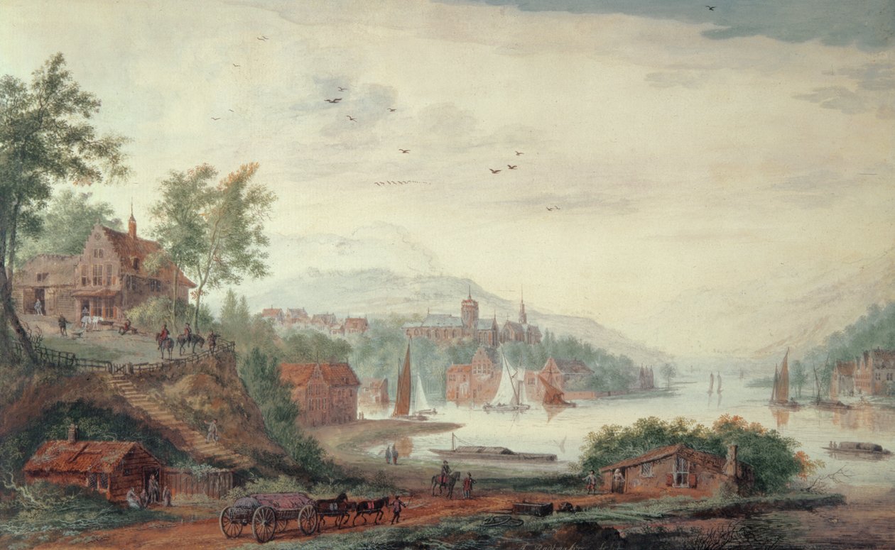 Vistas del Rin de A. Rademaker