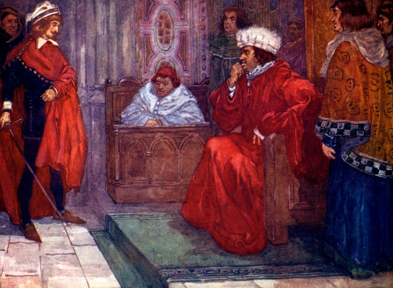 ...Te envío a prisión, dijo el juez Gascoigne, siglo XIV, 1905 de A. S. Forrest