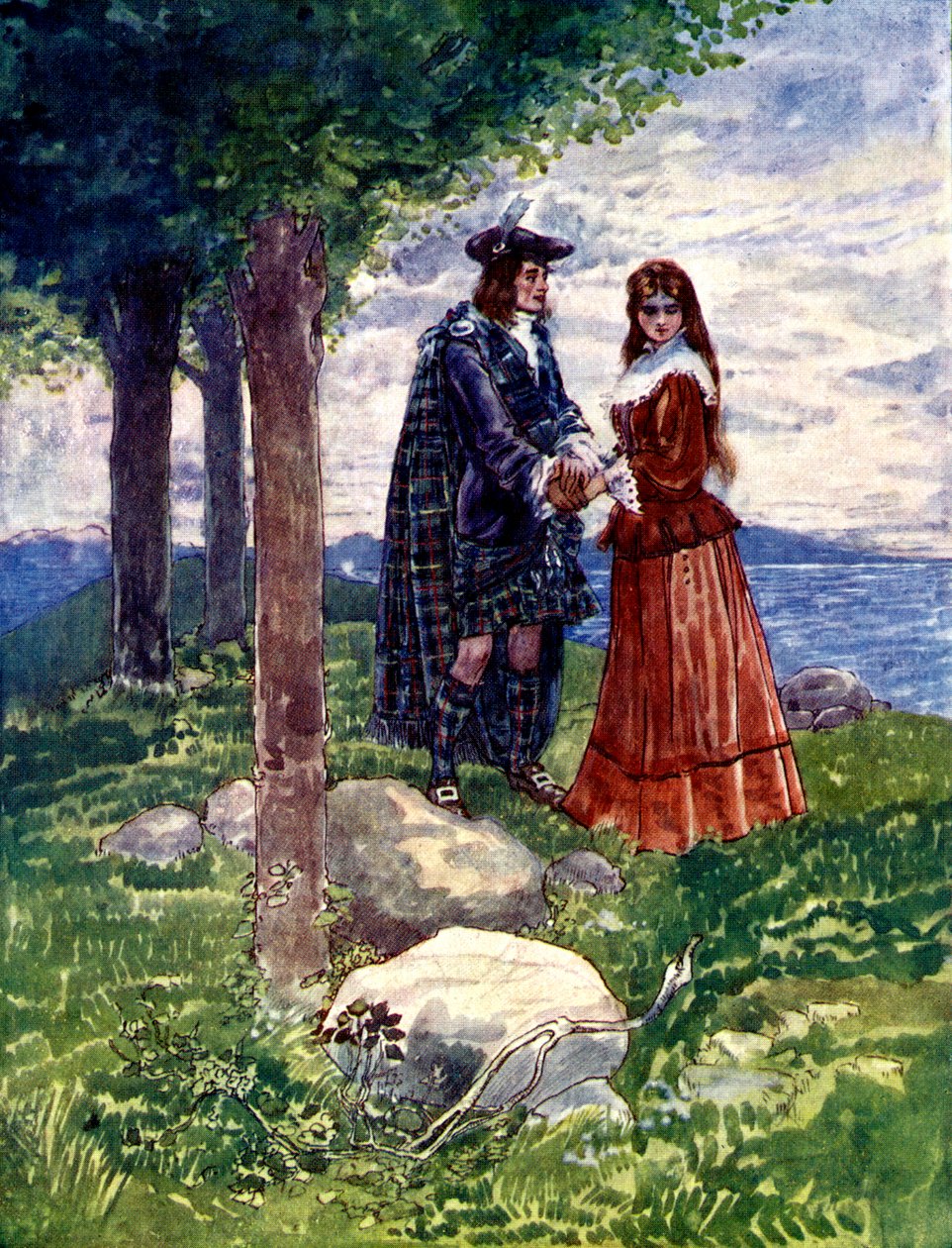 Se despidieron tristemente el uno del otro, 1746, 1905 de A. S. Forrest