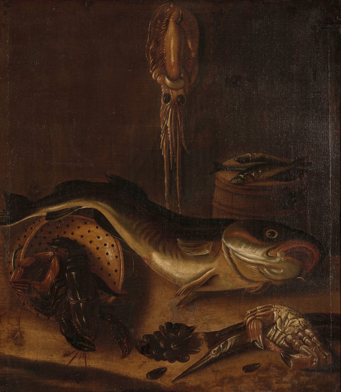Bodegón con peces de A. van Doeff