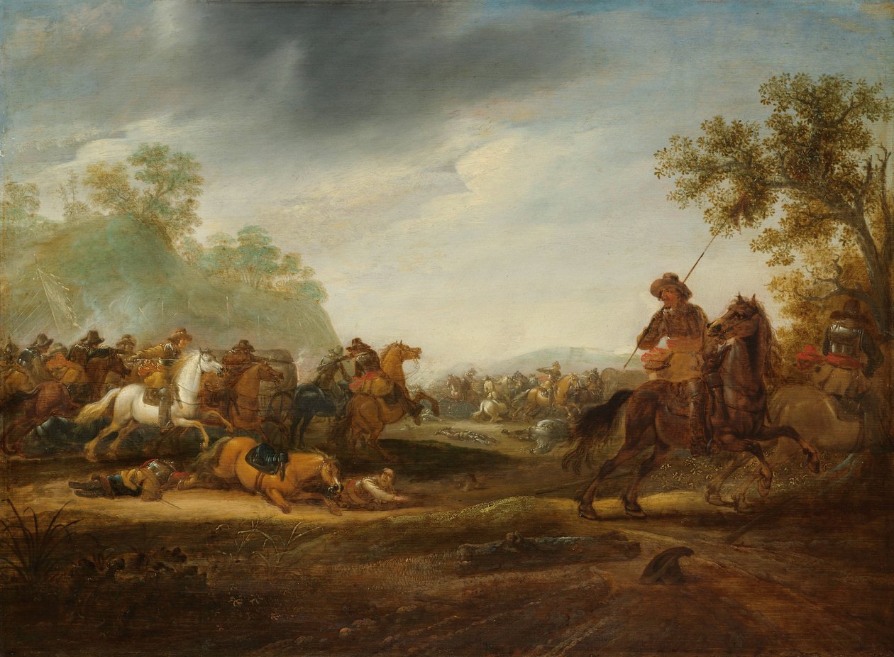 Escaramuza de Caballería de A. van Hoef (attributed to)