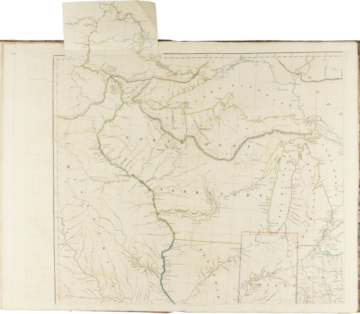Mapa de los Estados Unidos de América del Norte de Aaron Arrowsmith
