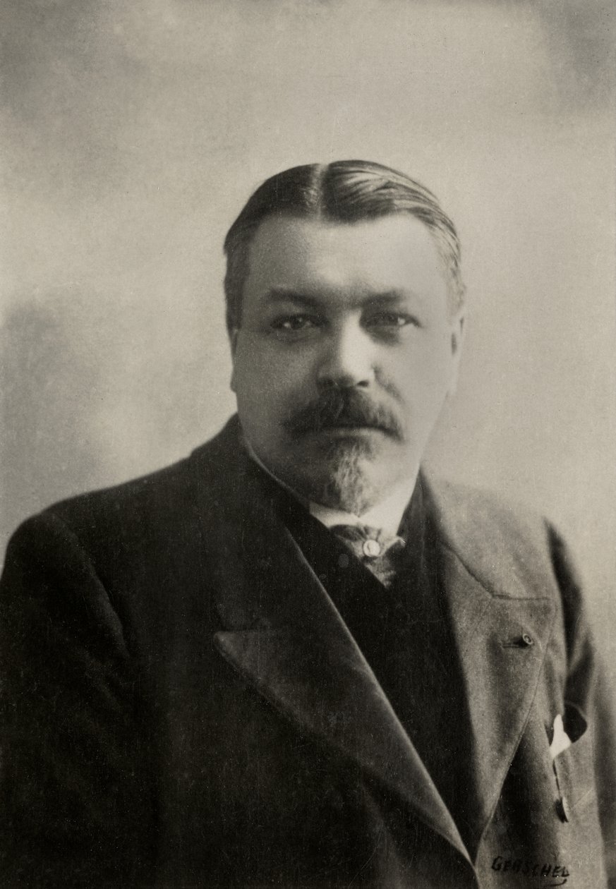 Retrato del escritor Paul Eugene Leon Ginisty (foto) de Aaron Gerschel