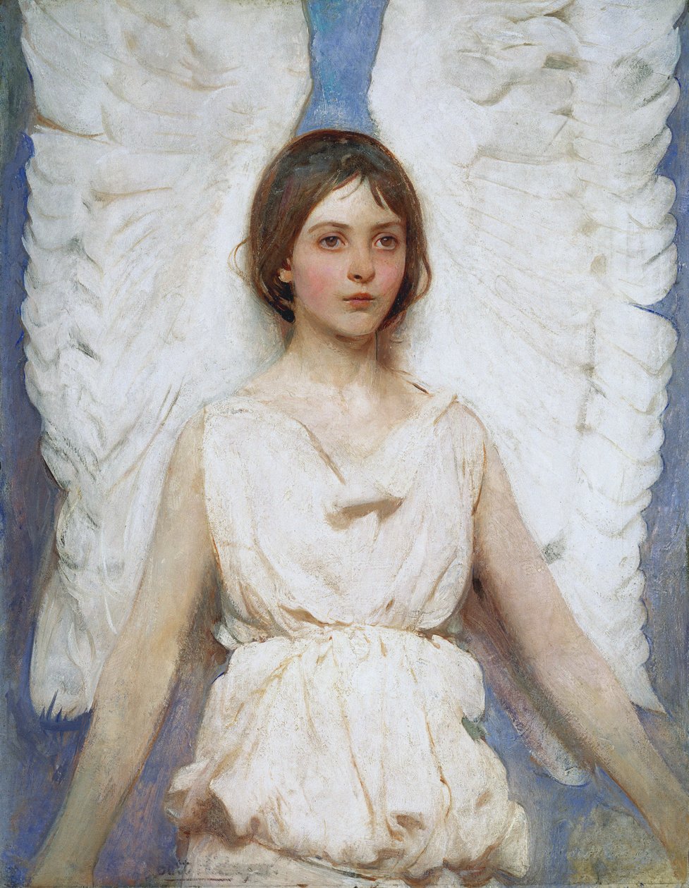 Caña de pescar de Abbott Handerson Thayer