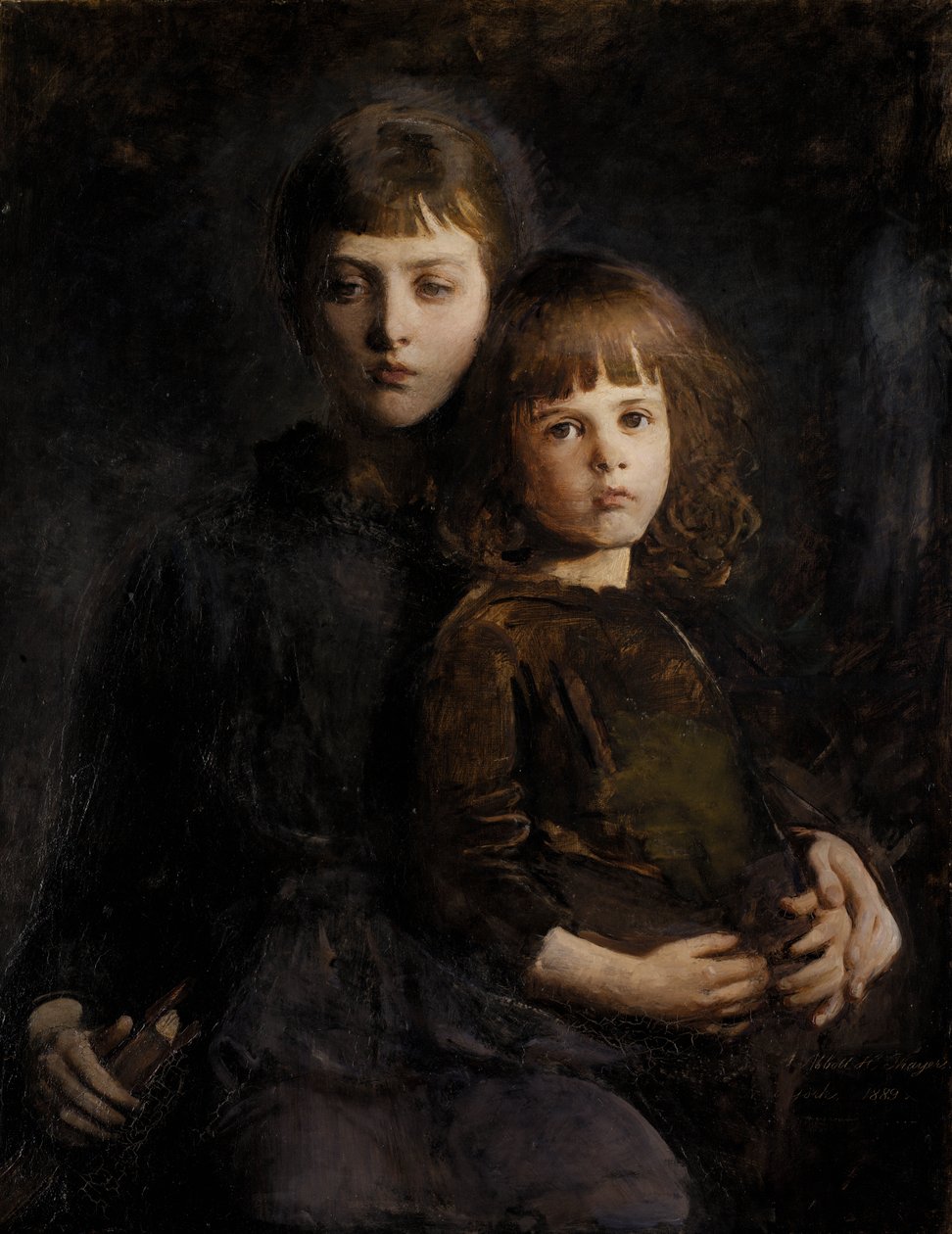 Hermano y hermana Mary y Gerald Thayer, 1889 de Abbott Handerson Thayer