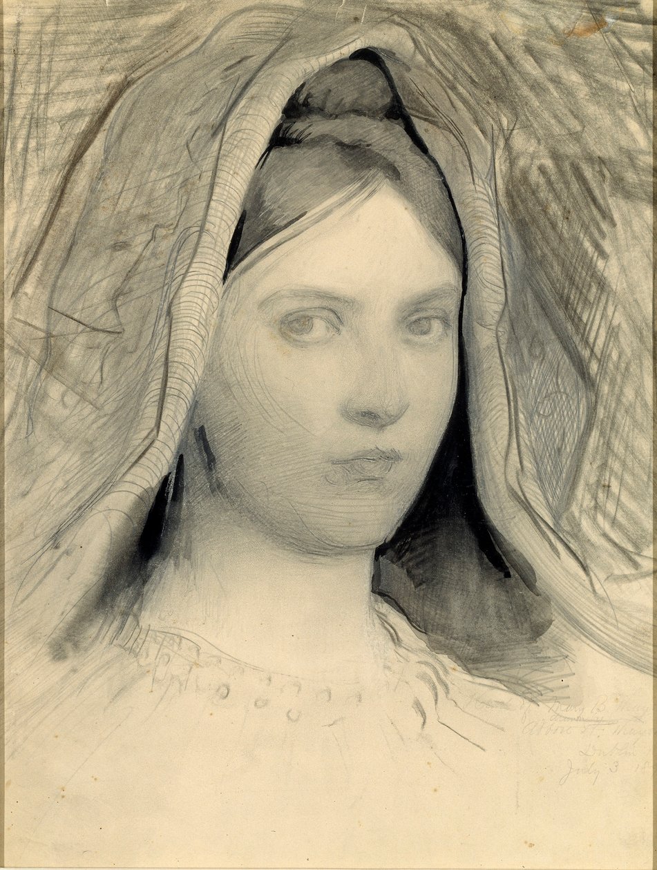Cabeza de Mary B. Thayer de Abbott Handerson Thayer