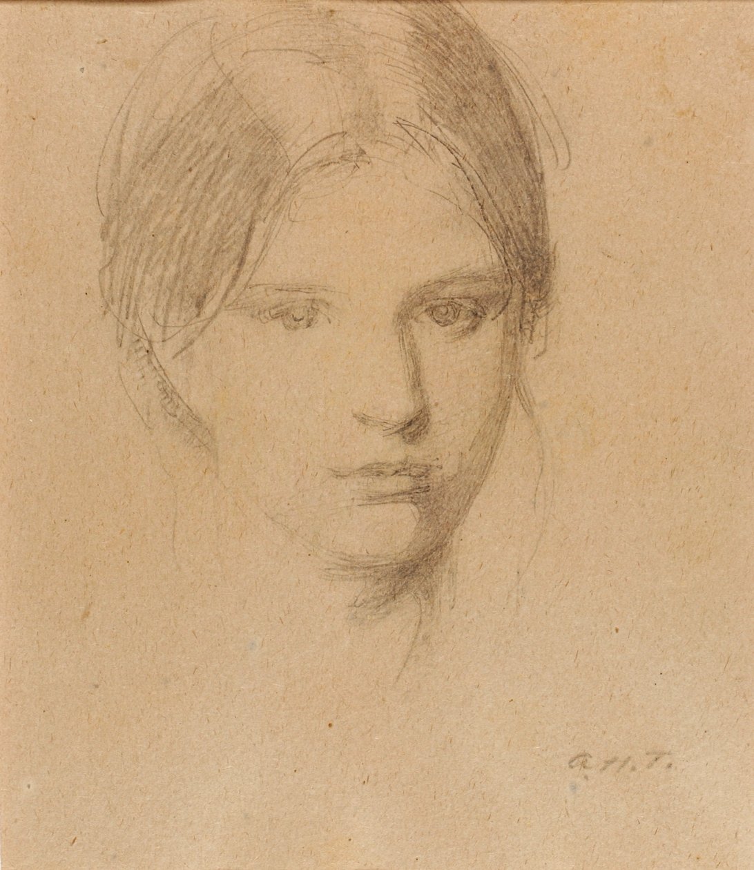 Retrato de la hija del artista, Mary de Abbott Handerson Thayer