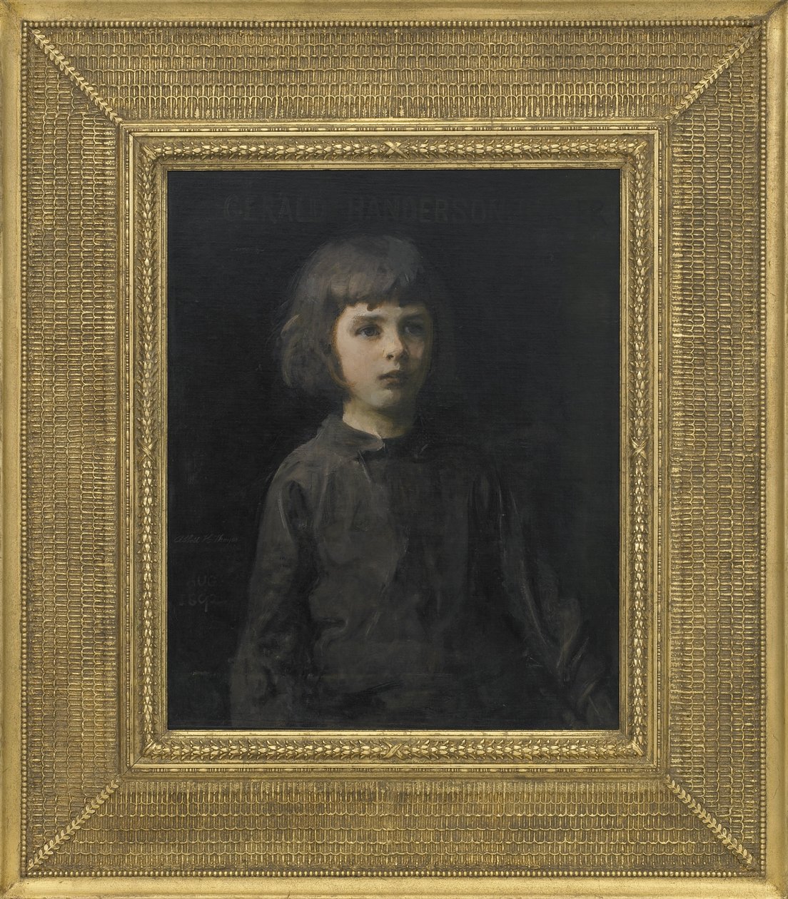 Retrato del hijo del artista, 1892 de Abbott Handerson Thayer