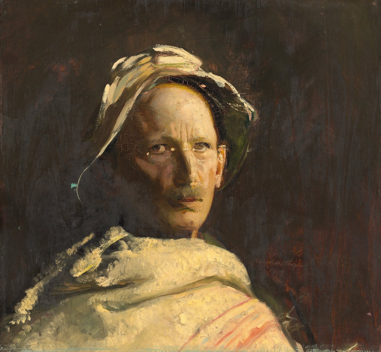 Autorretrato de Abbott Handerson Thayer