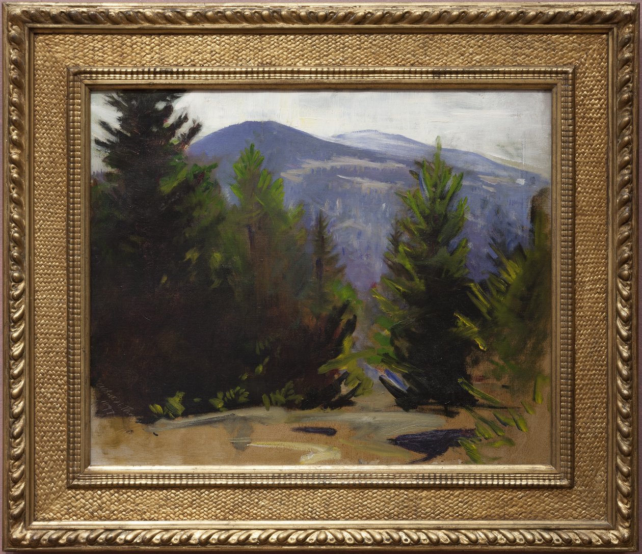Boceto de la Montaña Monadnock, 1897 de Abbott Handerson Thayer