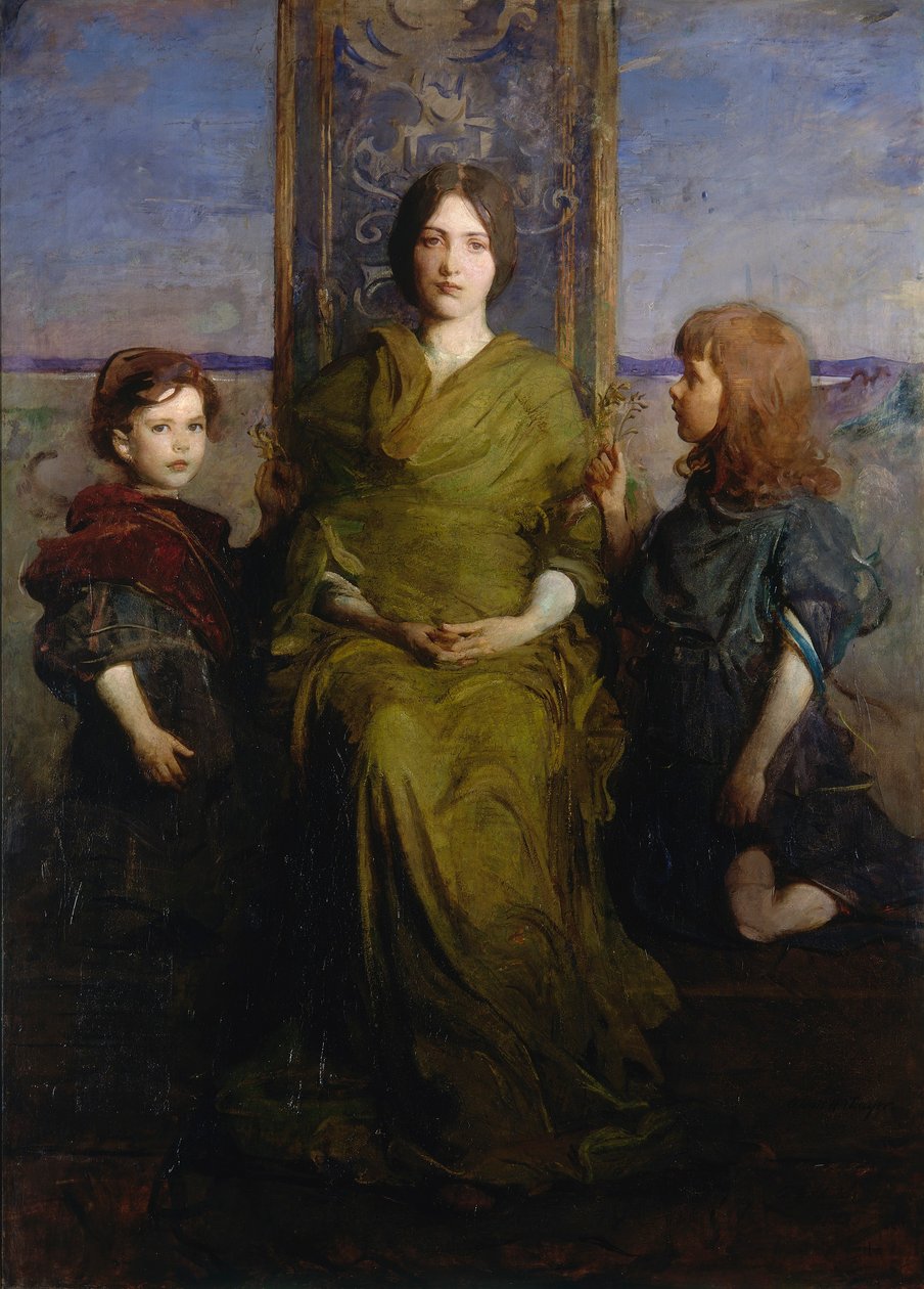 Virgen Entronizada de Abbott Handerson Thayer