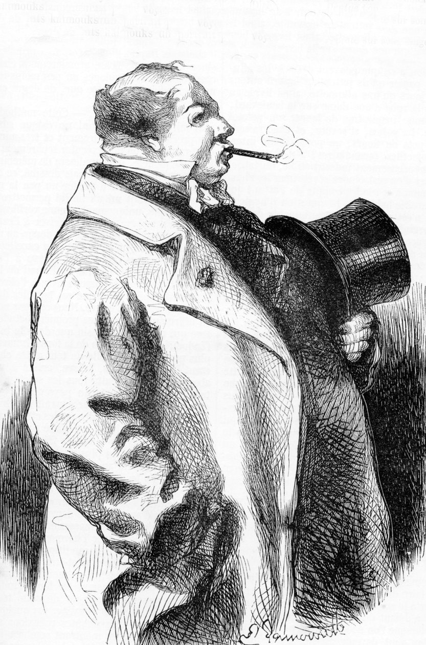 Retrato de un fumador de Abel Damourette