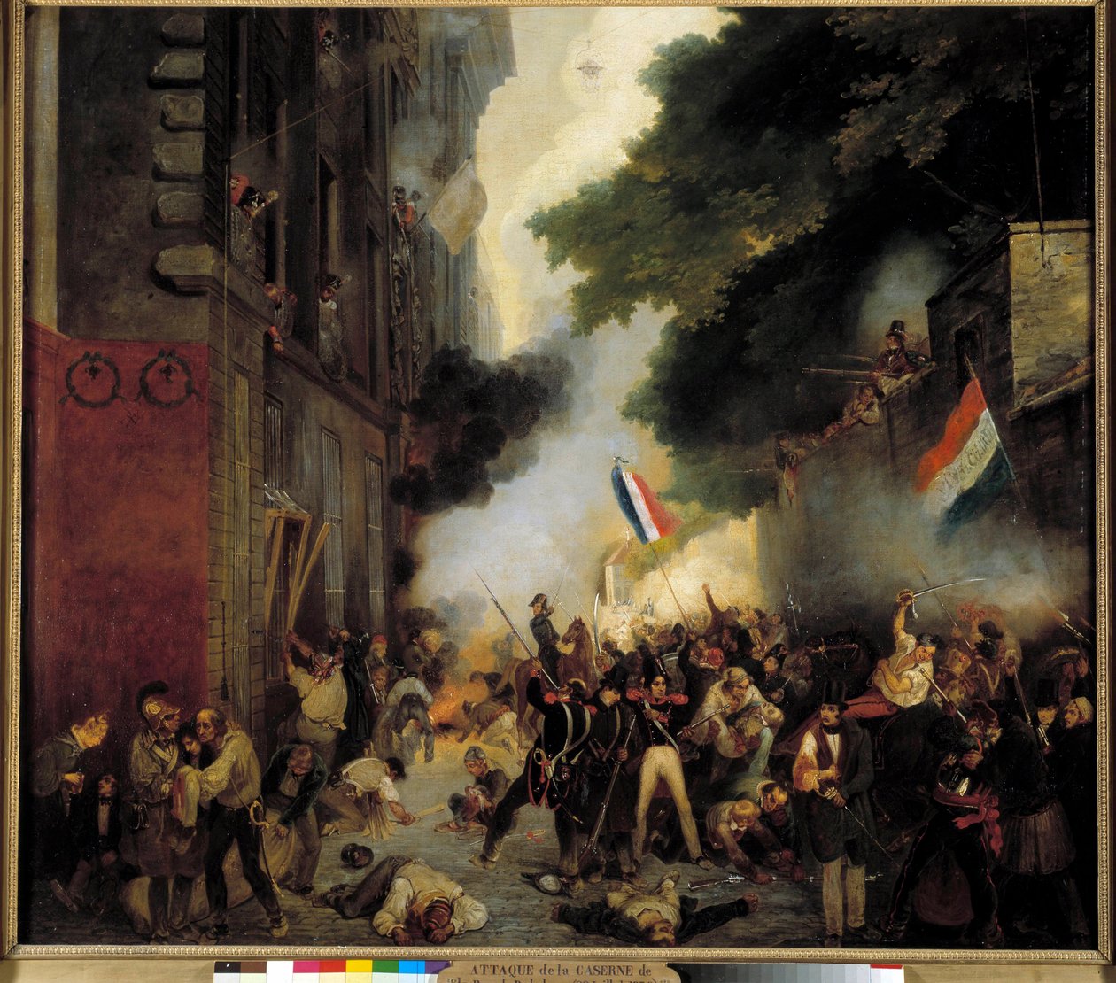 Episodio de la Revolución de 1830, día de julio: Ataque al cuartel de la calle Babilonia el 29 de julio de Abel Lordon
