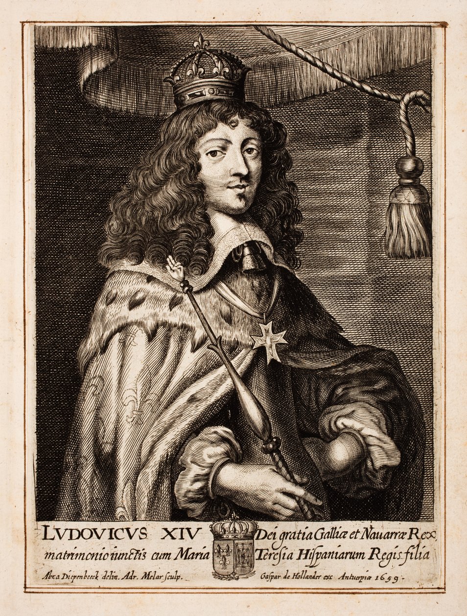 Luis XIV de Francia de Abraham van Diepenbeeck
