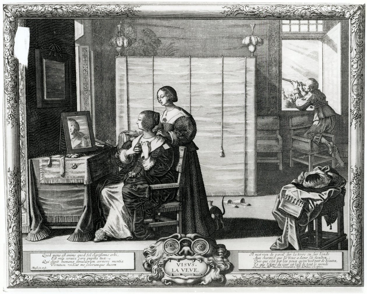 Visus La Veve, siglo XVII de Abraham Bosse