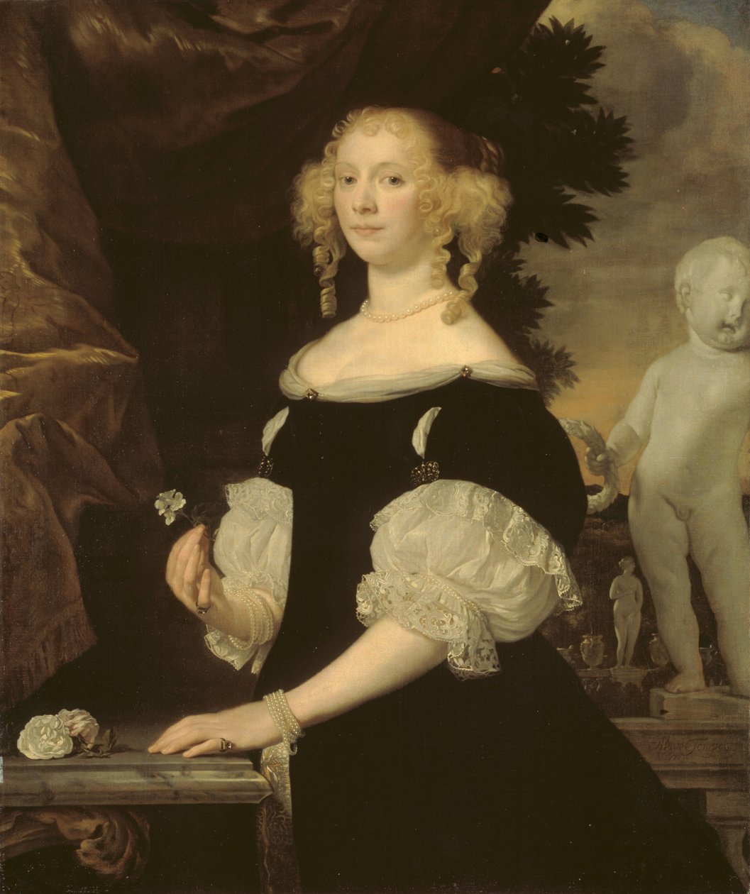 Retrato de la viuda del almirante van Balen de Abraham Lambertsz van den Tempel