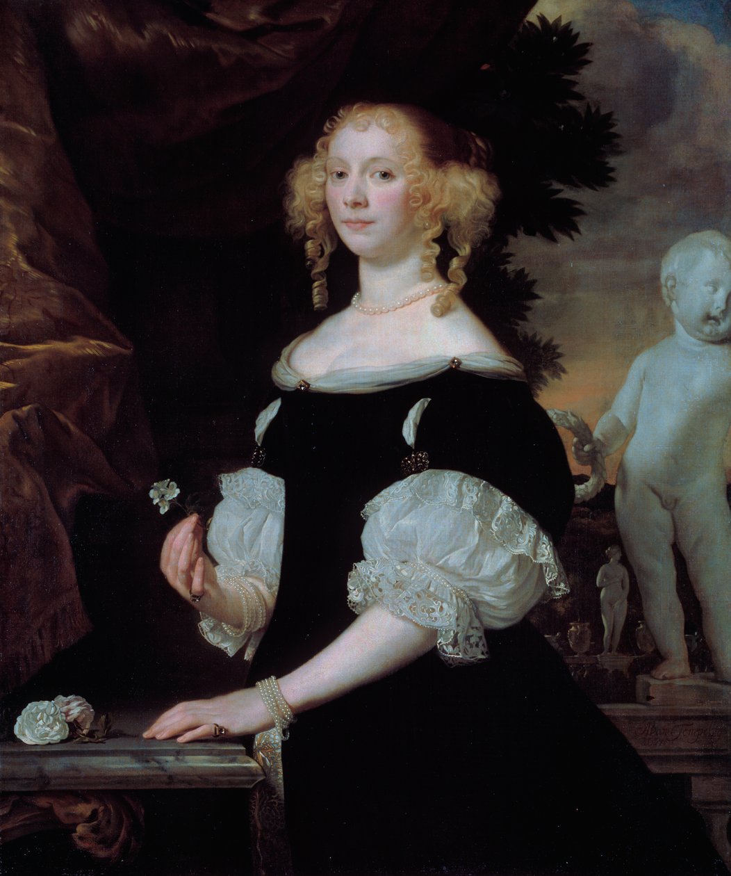 Retrato de la viuda del almirante van Balen de Abraham Lambertsz van den Tempel