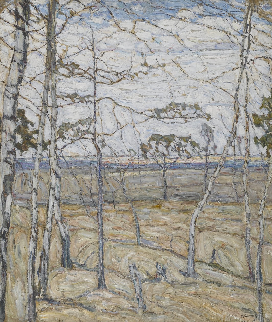 Árboles de abedul de Abraham Anshelovich Manievich