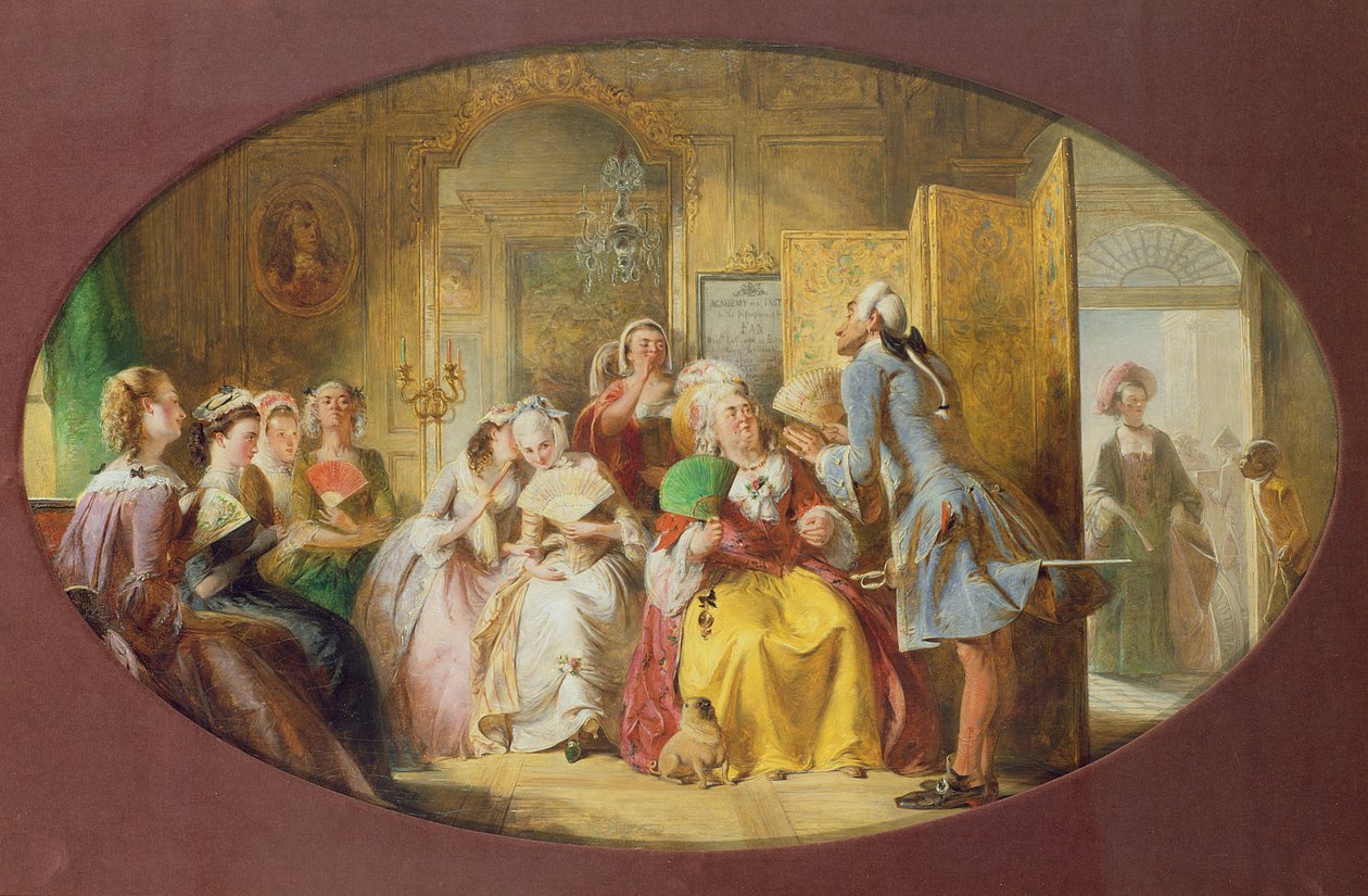 La lección en el uso del abanico de Abraham Solomon